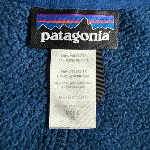 Patagonia Men's Blue Quarter Zip Better Sweater Fleece Pullover Jacket Size XL - Picture 4 of 6